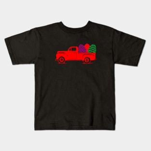 Easter Truck Kids T-Shirt